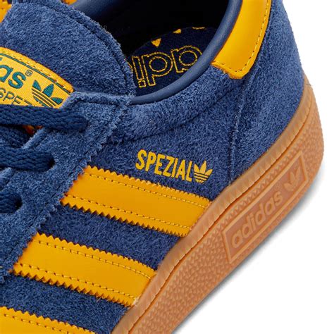 adidas spezial indigo yellow|Adidas spezial night yellow shoes.